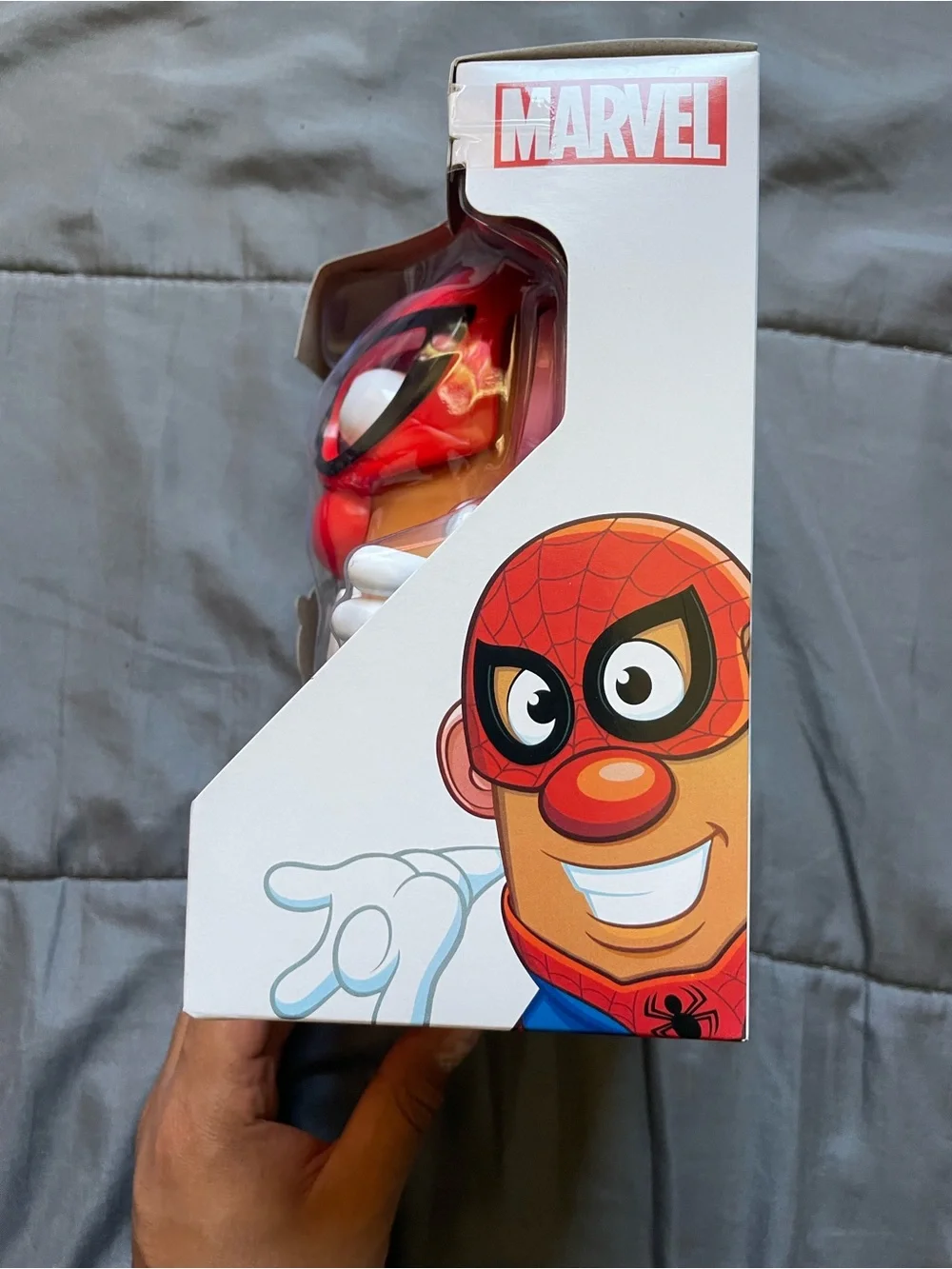 Marvel Mr. Potato Head Spider-Man Figure – Red, Black, White, Pink